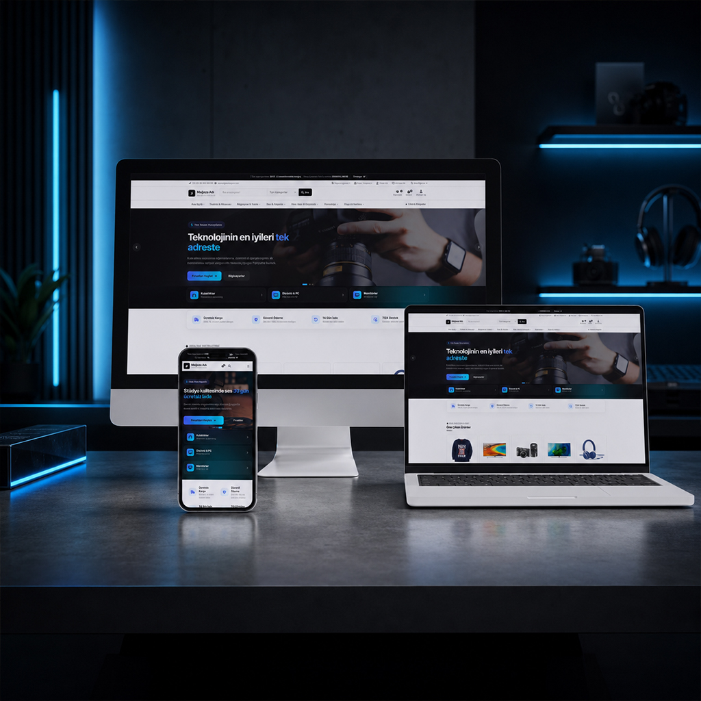 Premium Elektronik Teması POWER