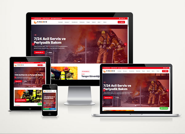 Yangın Söndürme Sistemleri Web Paketi Firebrig
